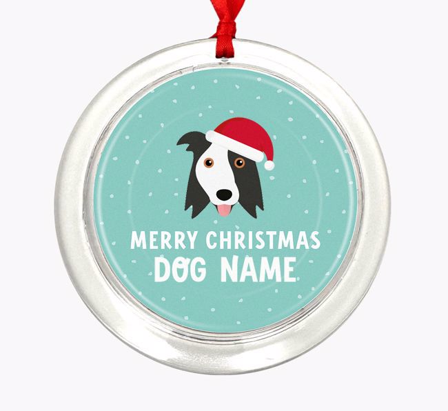 Merry Christmas: Personalized {breedFullName} Christmas Decoration